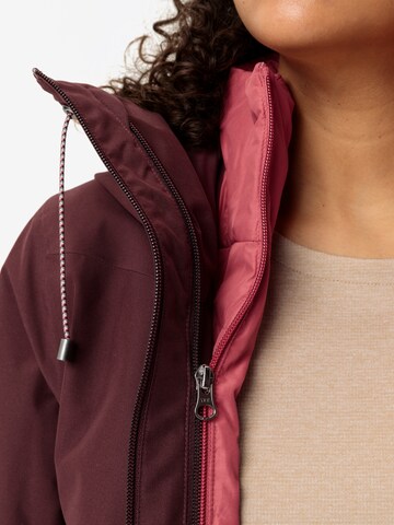 VAUDE Functionele jas ' Mineo 3in1 ' in Rood