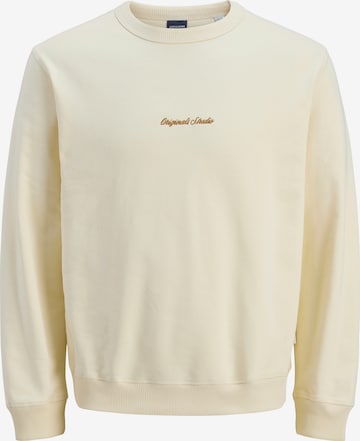 JACK & JONES Свитшот 'JORNORREBRO' в Белый: спереди