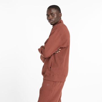 Veste en polaire fonctionnelle new balance en rouge