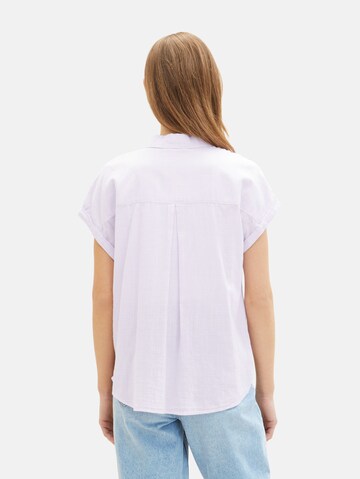 TOM TAILOR DENIM Blouse in Purple