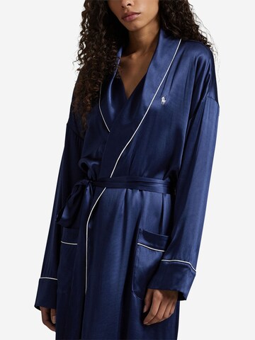 Polo Ralph Lauren Badjas kort ' Heritage Silk ' in Blauw