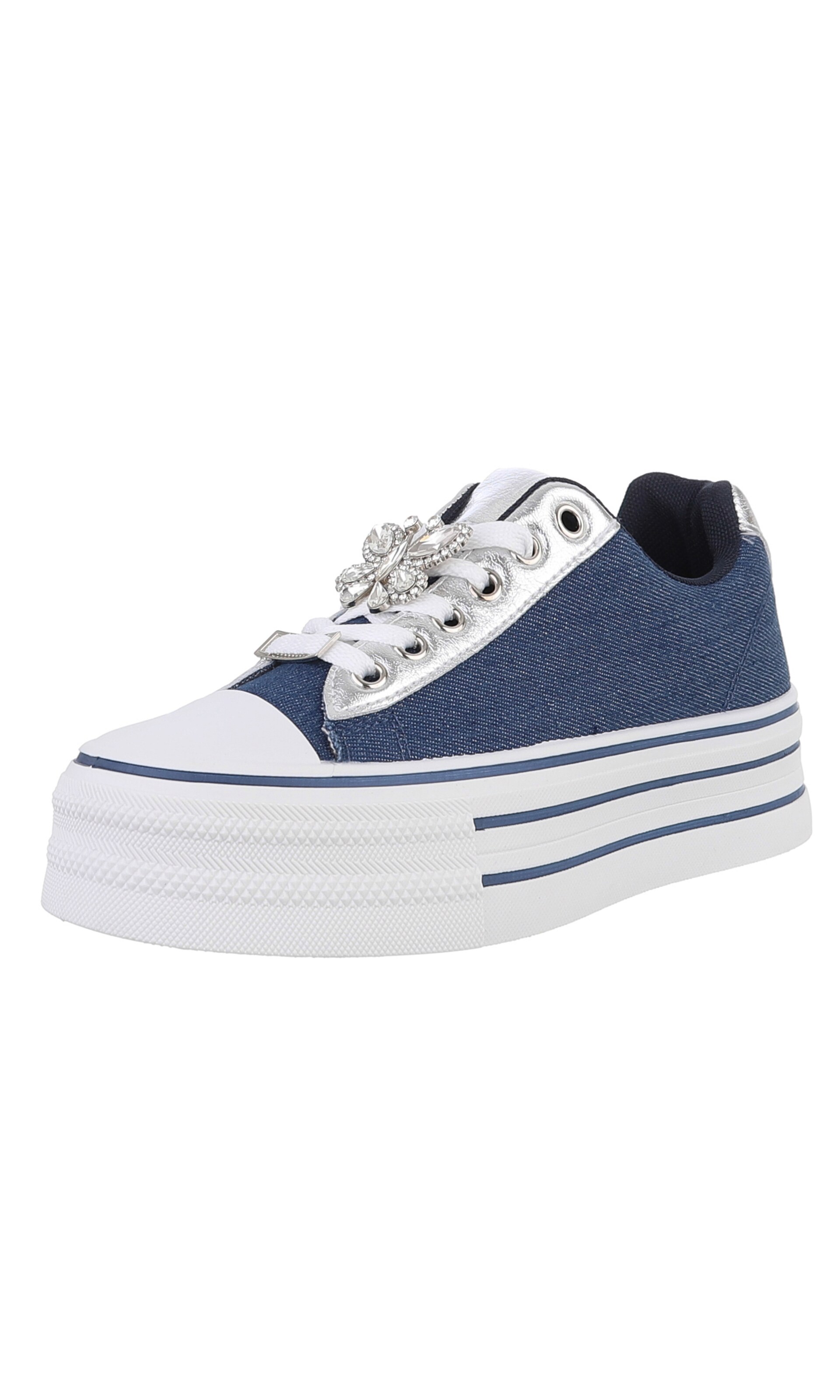 Ital-Design Sneakers in Blue: front