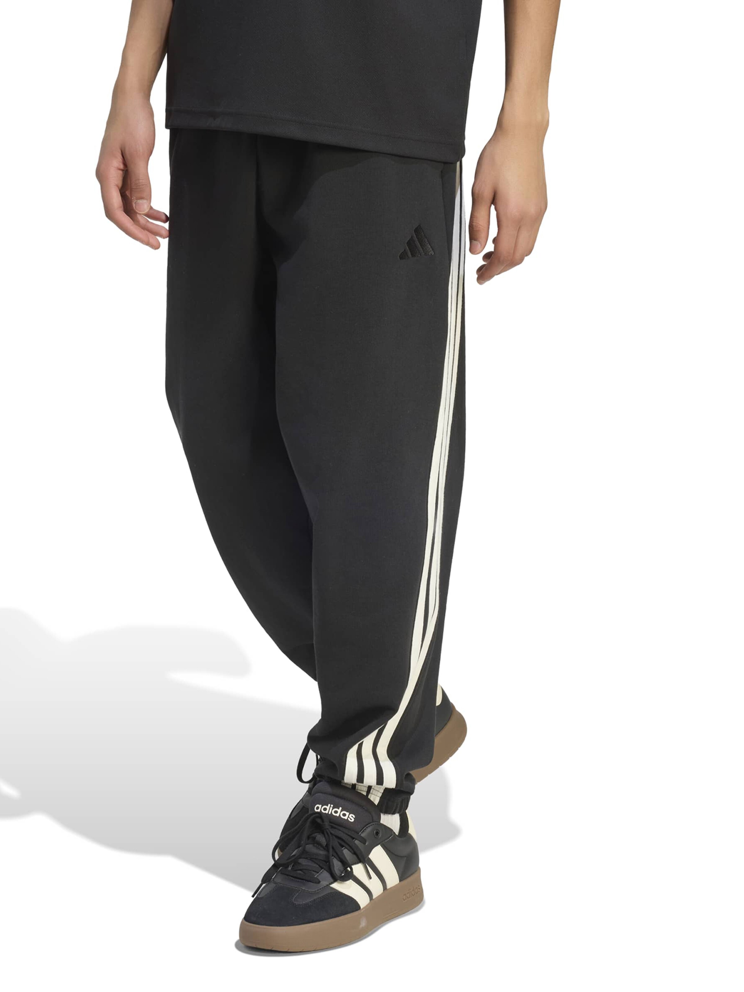 ADIDAS SPORTSWEAR Tapered Sportbyxa i svart: framsida