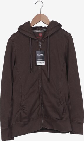 Engelbert Strauss Sweatshirt & Zip-Up Hoodie in M in Brown: front