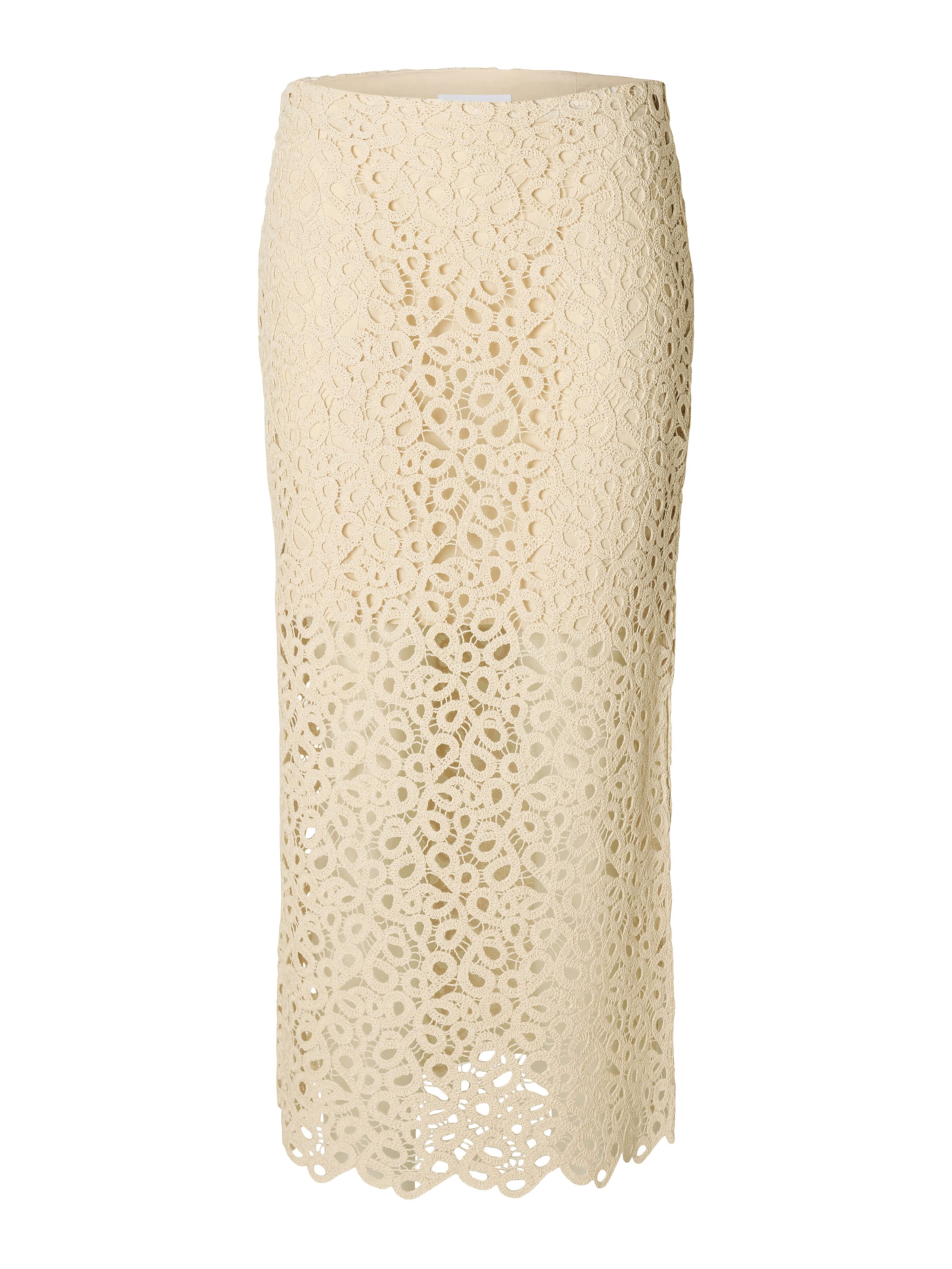 Fustă 'SLFAlima' de la SELECTED pe bej: față