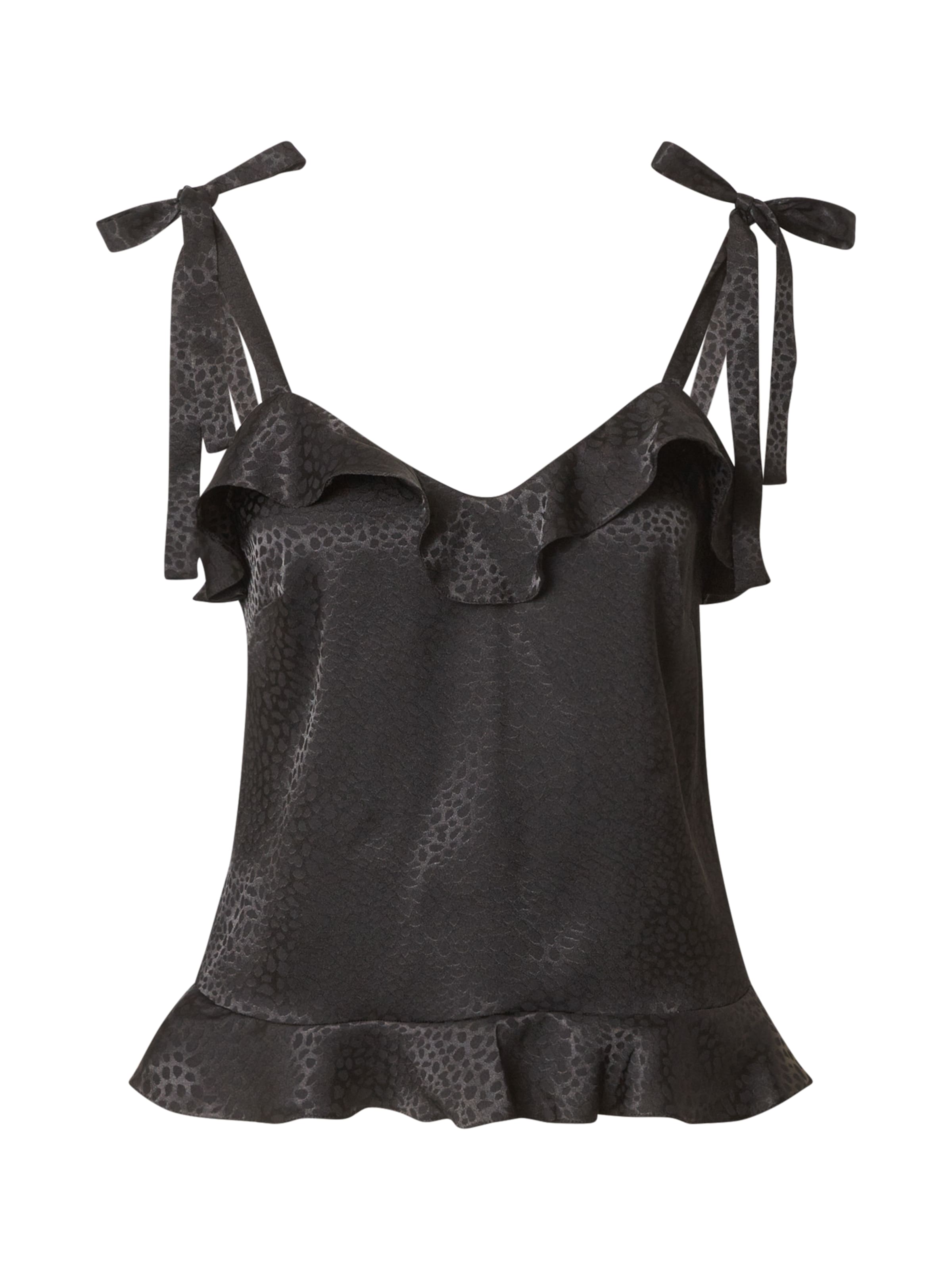 Wallis Top - Čierna: predná strana