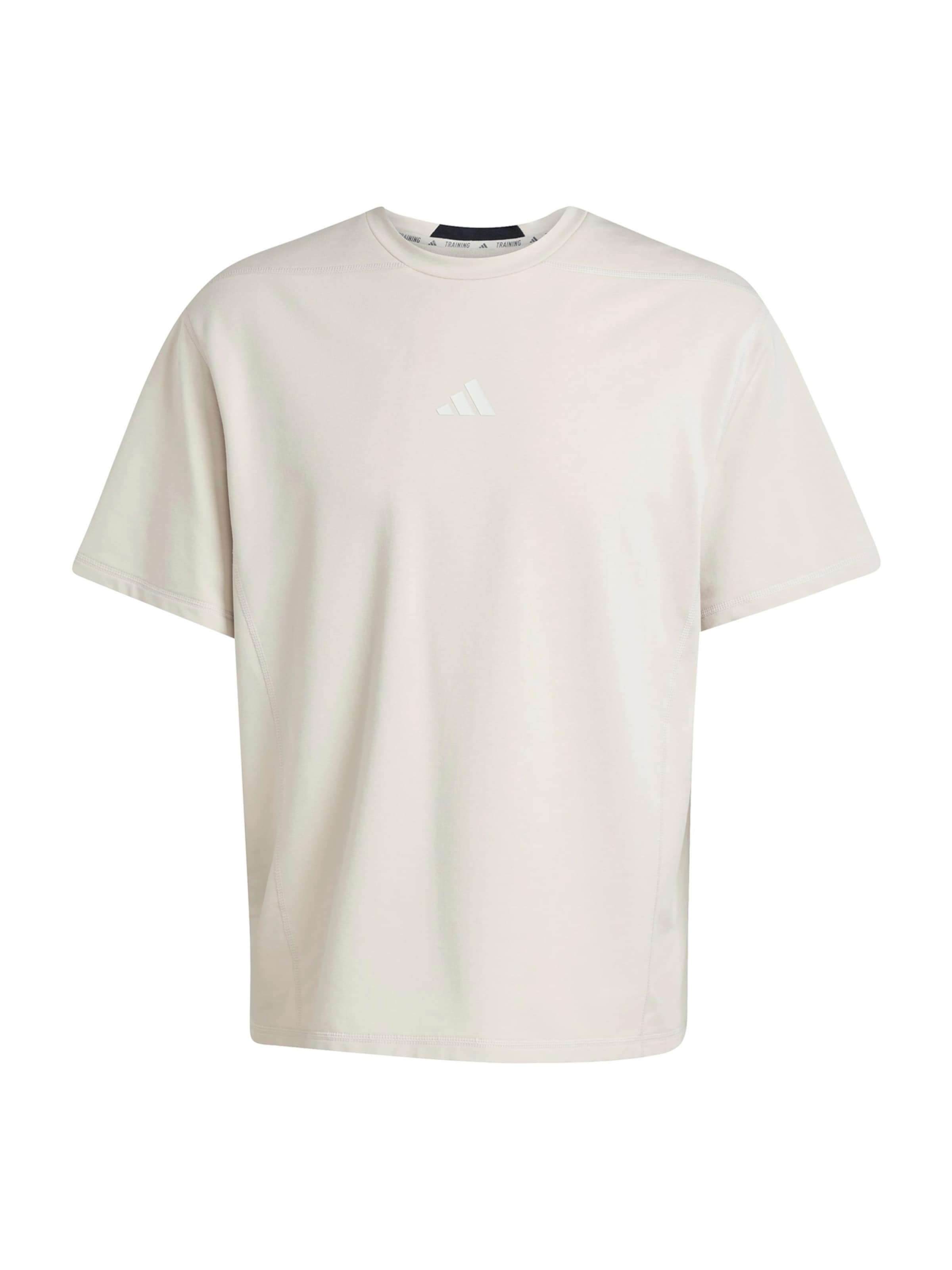 ADIDAS PERFORMANCE - Camisa funcionais 'D4T X' em castanho: frente