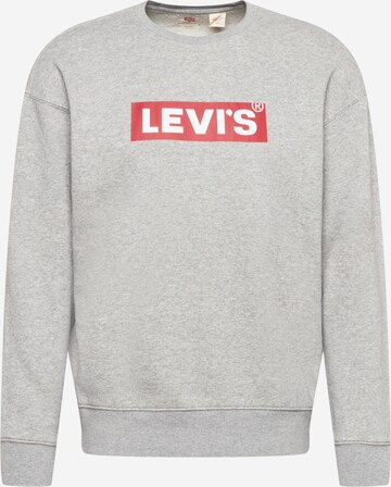 LEVI'S ® Sweatshirt 'T3 Relaxed Graphic Crew' in Grey: front