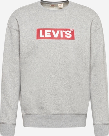 LEVI'S ® Mikina 'T3 Relaxed Graphic Crew' – šedá: přední strana