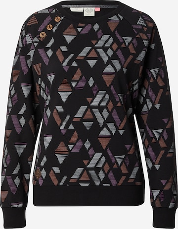 Ragwear Sweatshirt 'DARRIA' in Zwart: voorkant