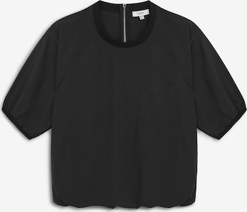 Chemisier Twist en noir : devant