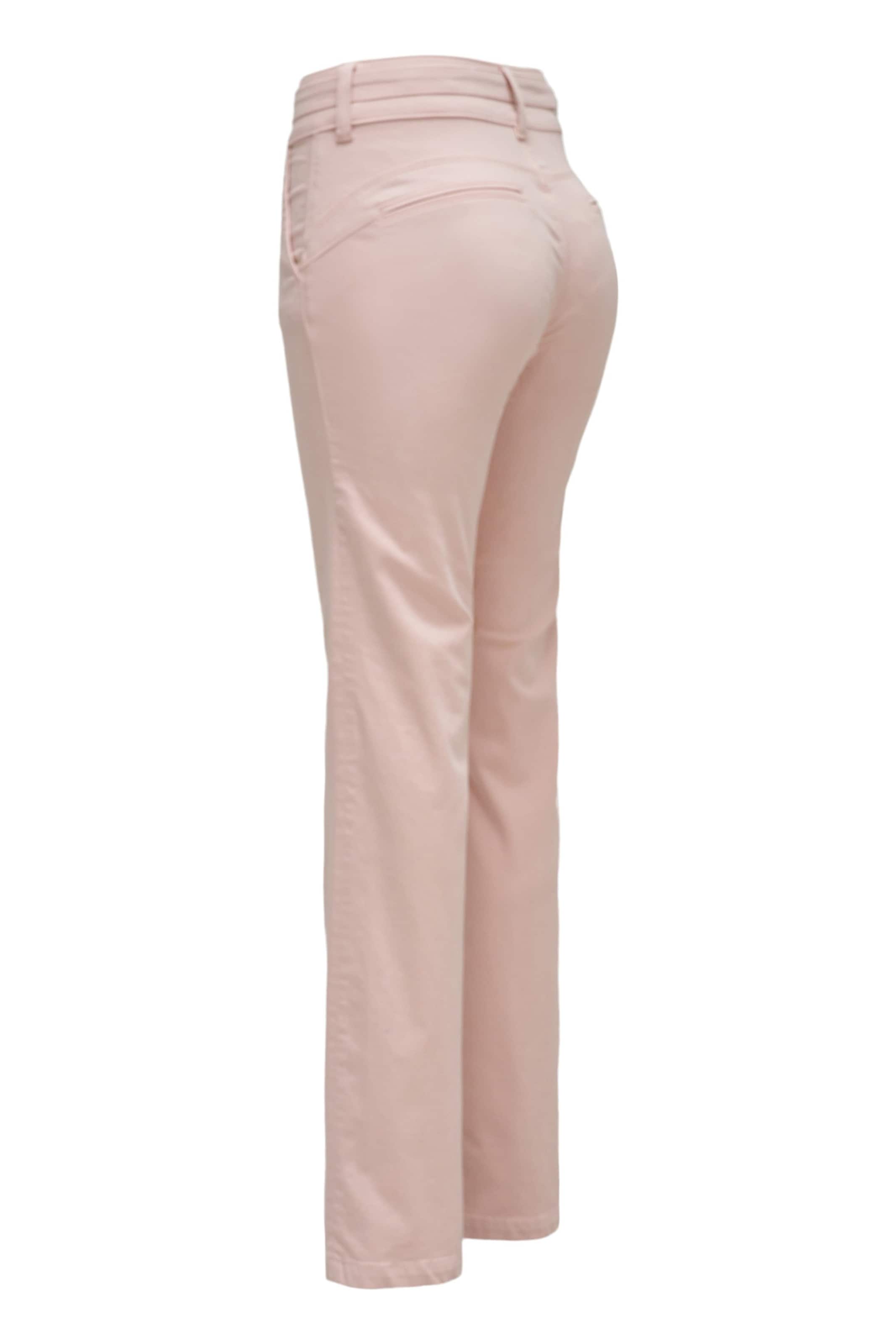 Salsa Jeans Flared Chino trousers 'Secret ' in Pink