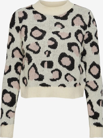 ONLY Sweater 'Leo' in Beige: front