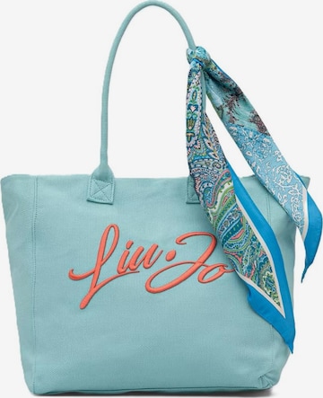 Borsa da spiaggia di Liu Jo in blu: frontale
