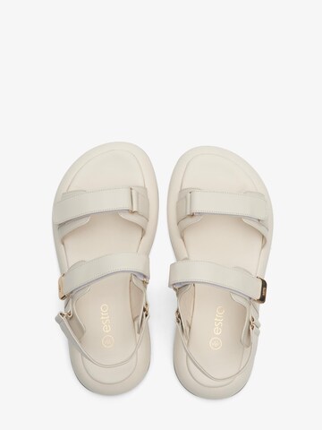 Estro Sandals '23547-12' in Beige