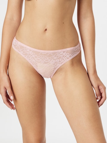 Slip de la Moschino Underwear pe roz: față