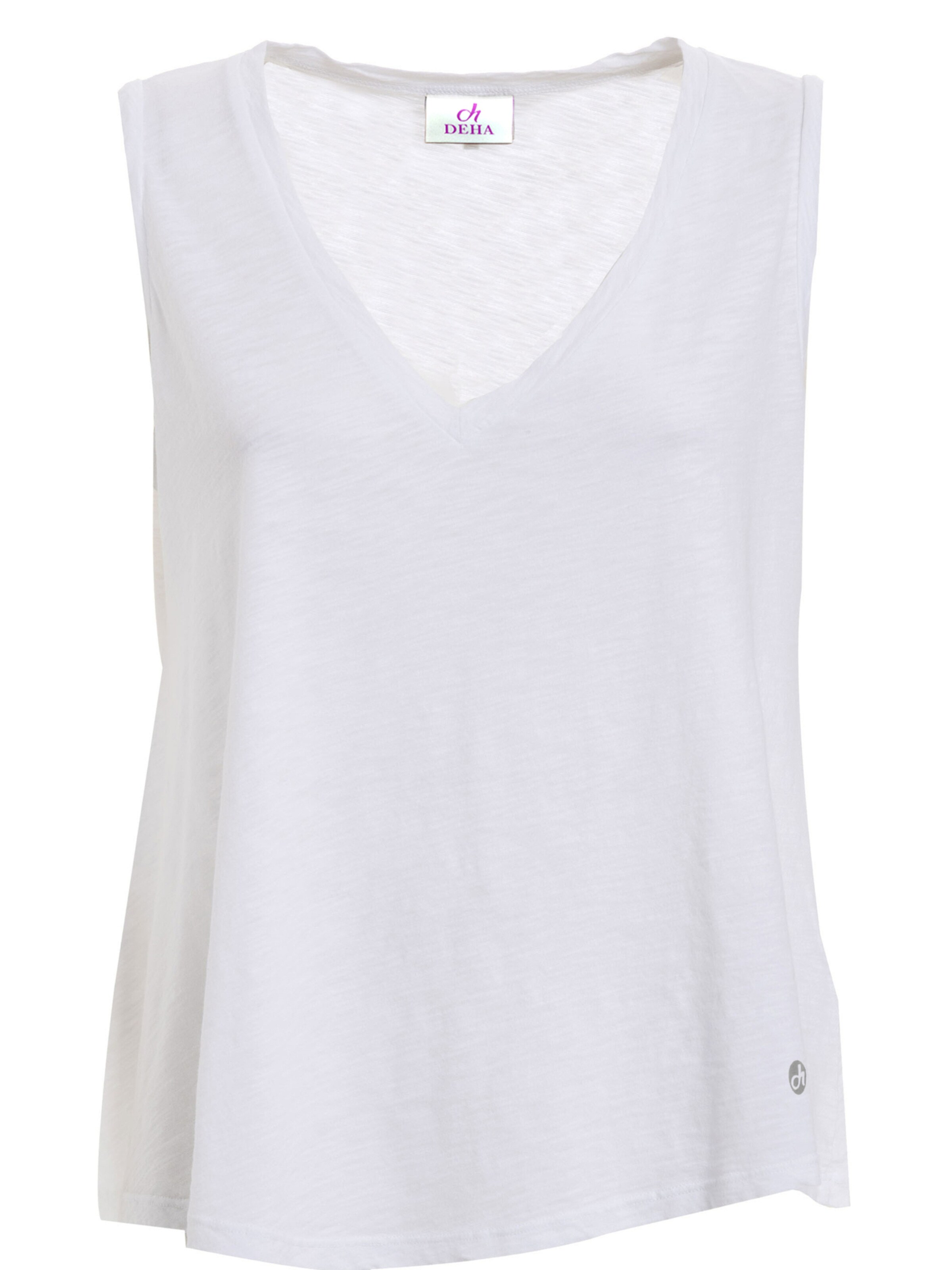 Top 'FLAMME' di DEHA in bianco: frontale