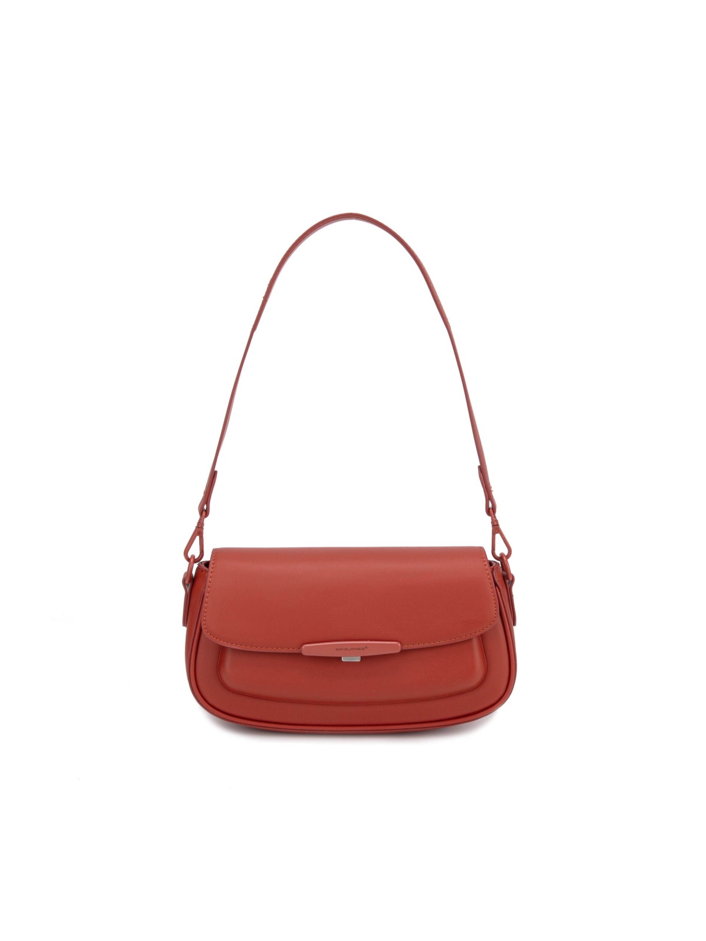 Borsa a spalla 'Borsa a Spalla Baguette David Jones Ecopelle con Chiusura Magnetica' di David Jones in beige