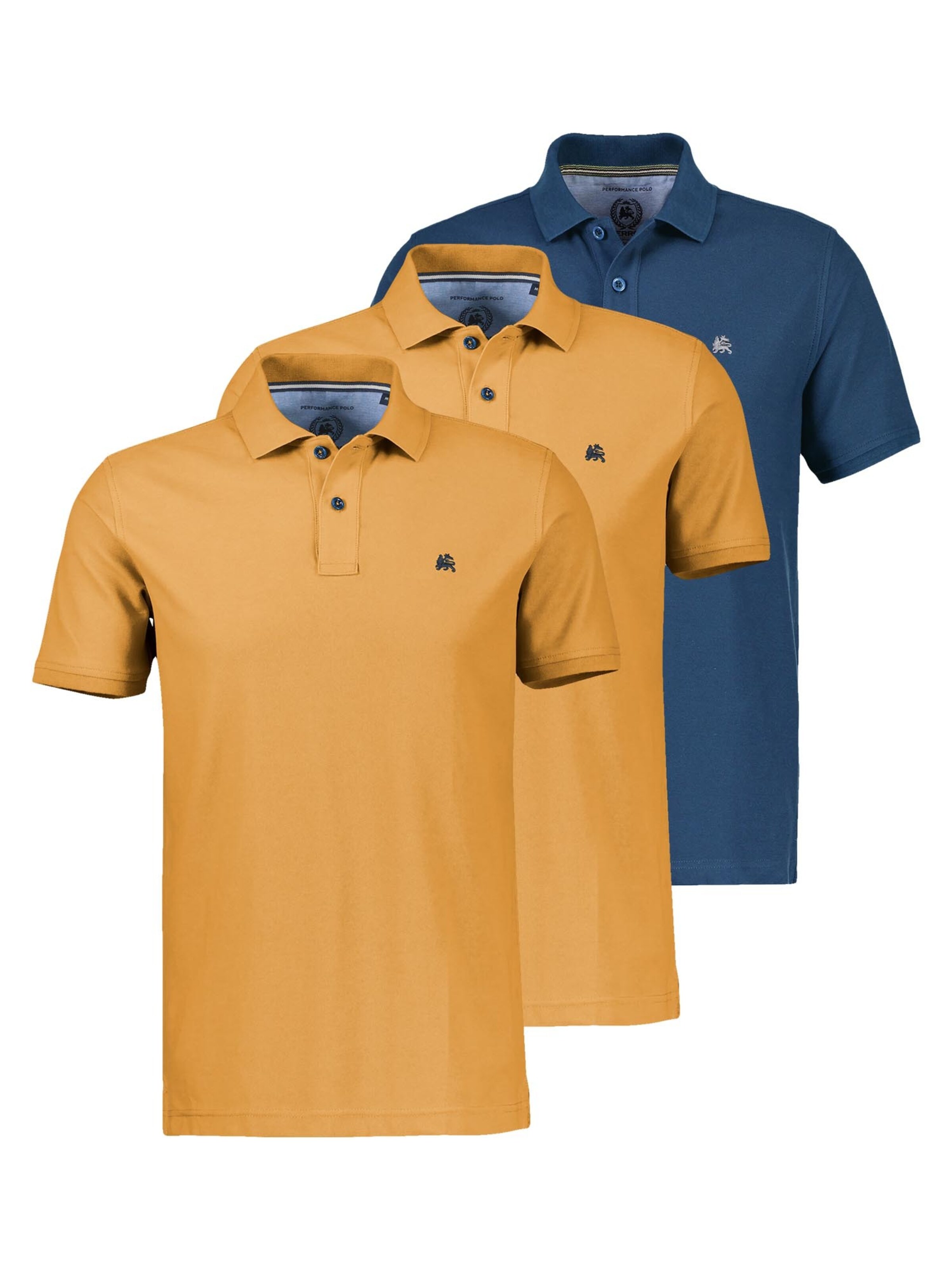 LERROS Shirt 'Basic'‌‌‌ in Blau: Vorderseite