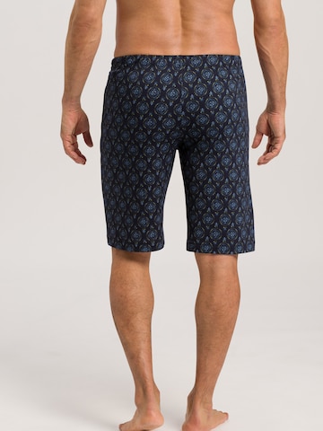 Hanro Pajama pants ' Night & Day ' in Blue
