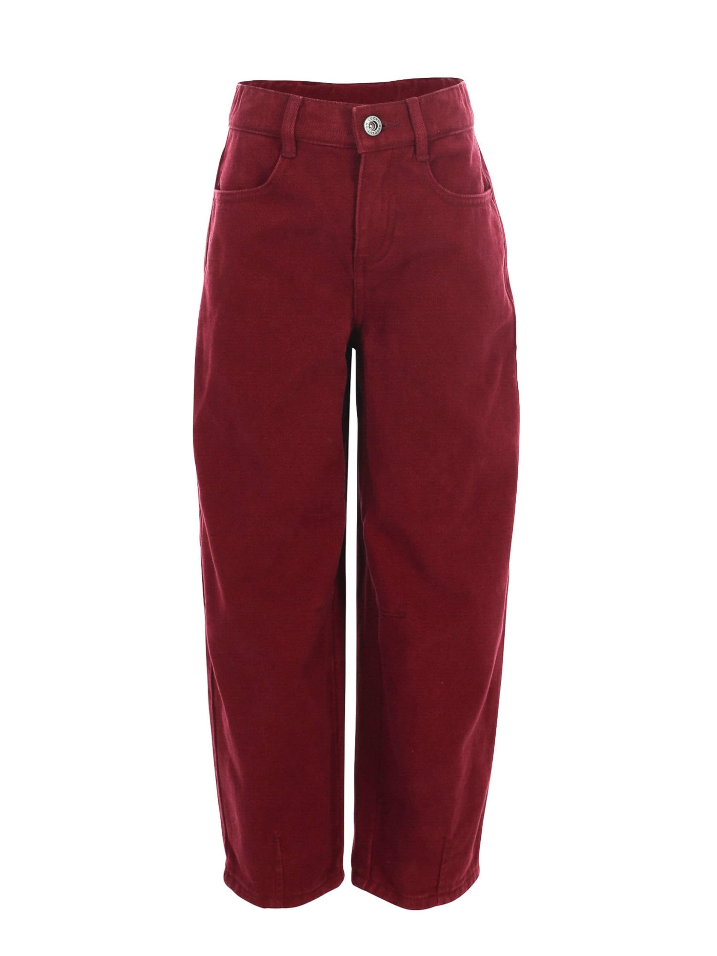 Looxs Revolution Vat Jeans in Rood: voorkant