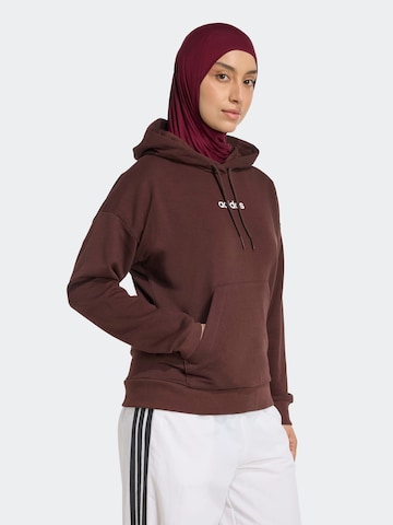 Felpa sportiva di ADIDAS SPORTSWEAR in marrone: frontale