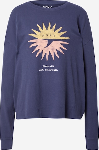ROXY Shirt 'LOVE SUNSET' in Blau: predná strana
