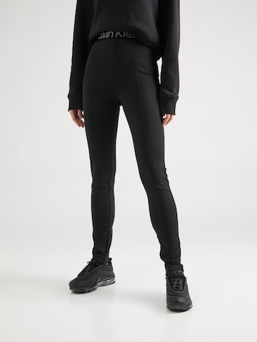 Calvin Klein Jeans Szabványos Leggings 'MILANO' - fekete: elől