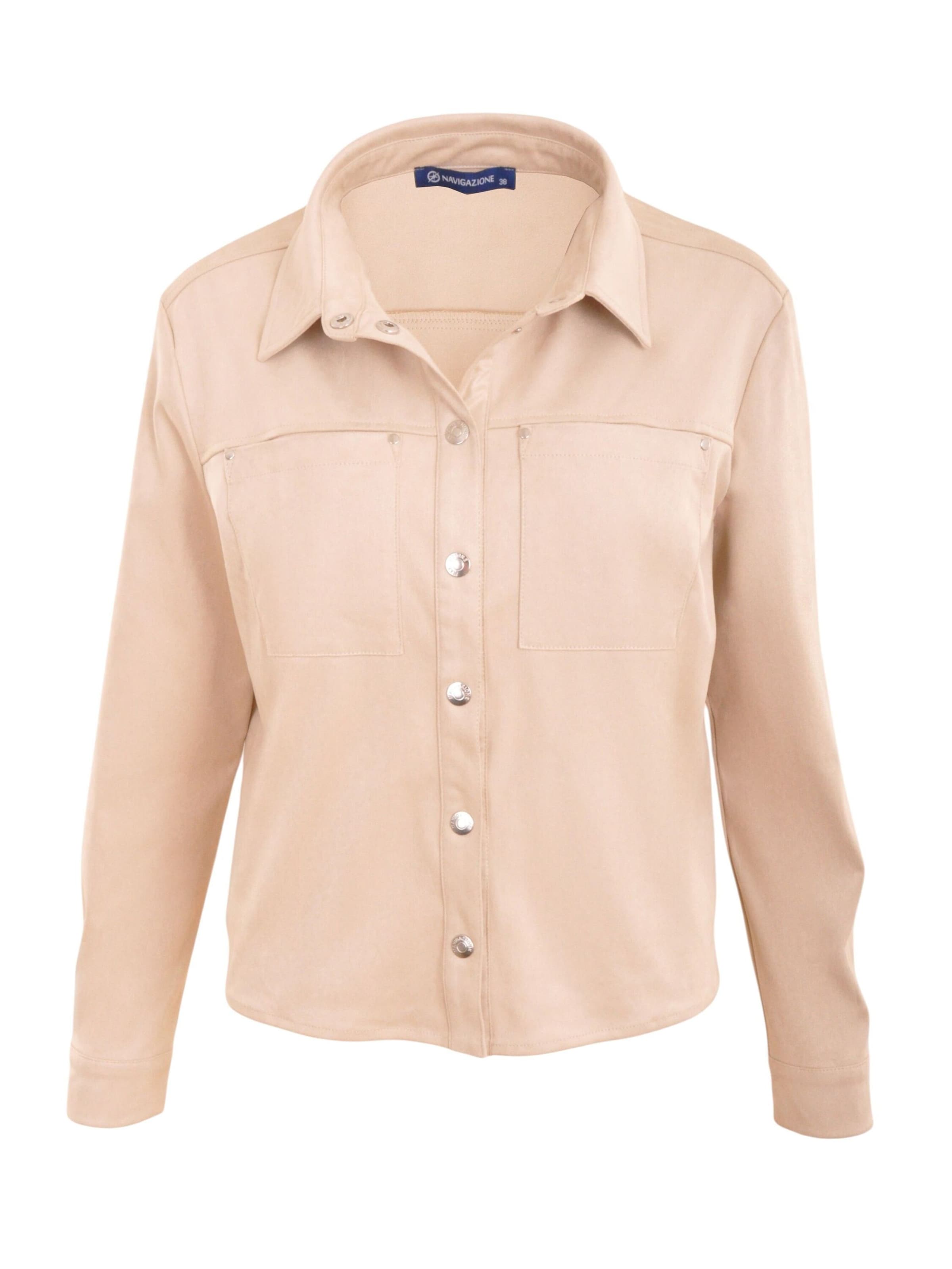 Veste fonctionnelle Navigazione en beige : devant