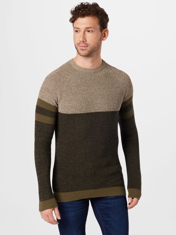 Only & Sons Sweater in Green: front