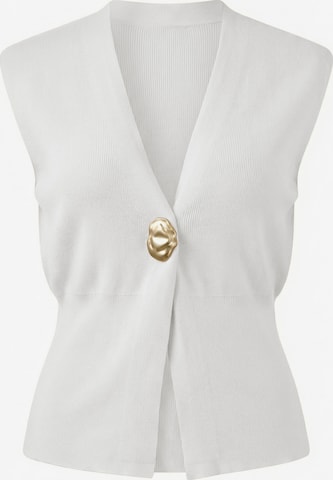 Imily BelaKardigan bez rukava - bijela boja: prednji dio