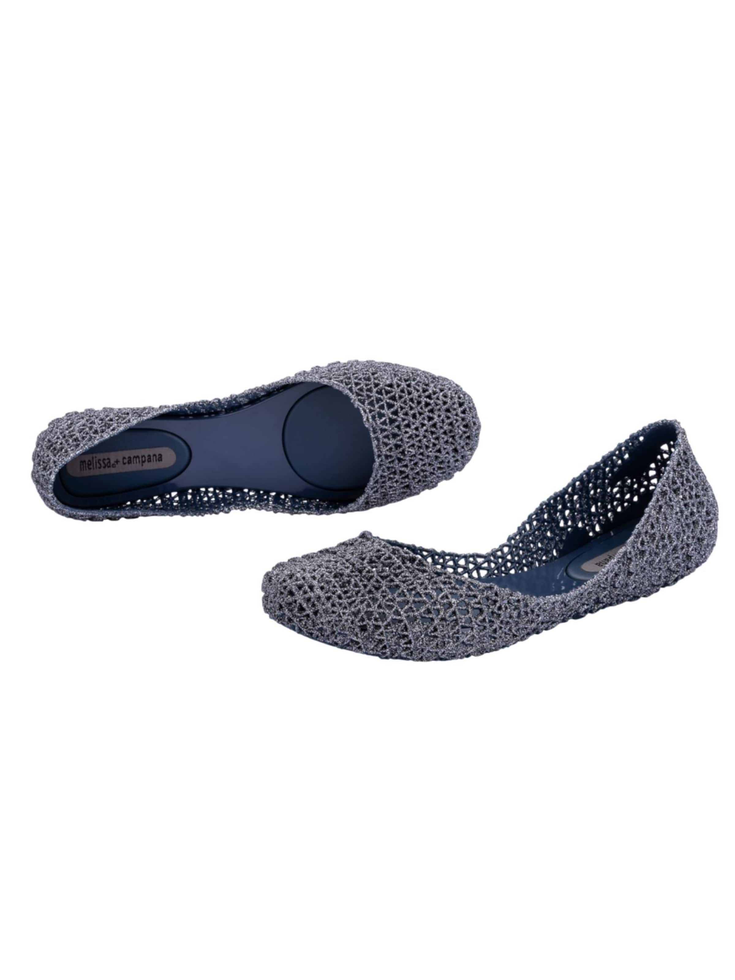 MELISSA Ballerina 'Campana Papel VII' in Blauw
