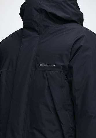 Manteau d’hiver 'Janne' elvine en noir