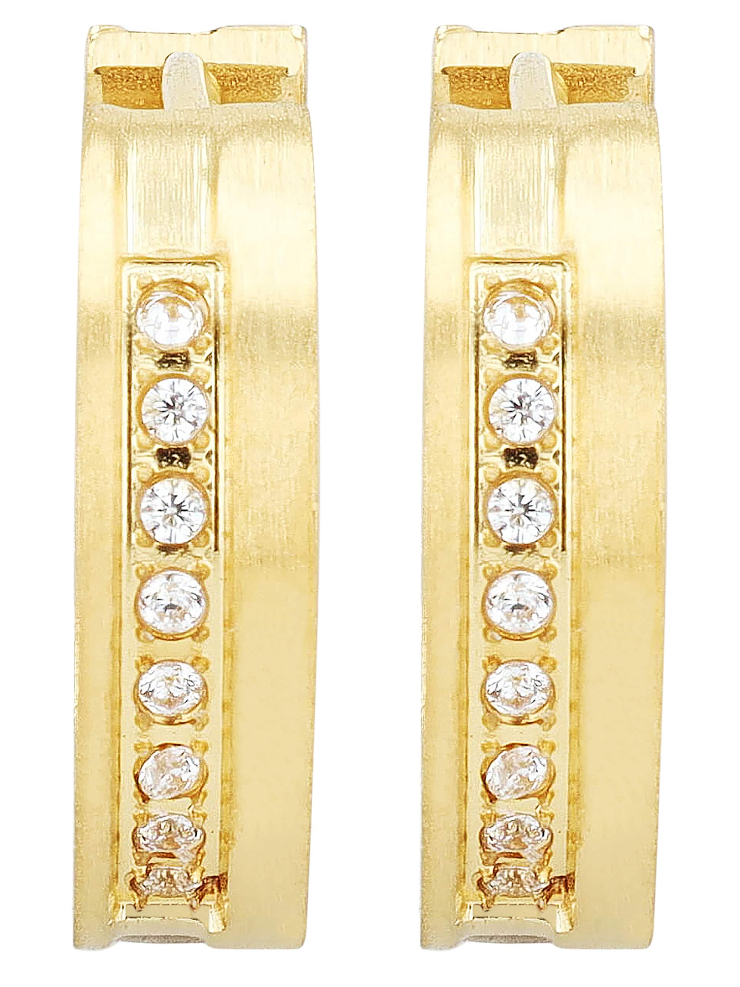 Akzent Ohrringe 'Emmalyn, silberfarbig, langlebig'‌‌‌‌ in Gold