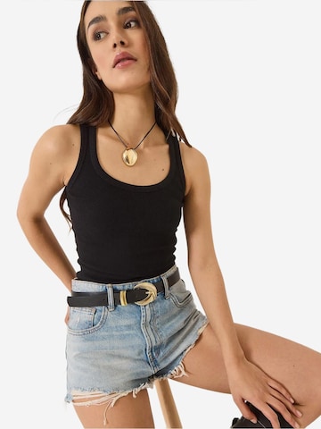 Bianco Lucci Top in Schwarz