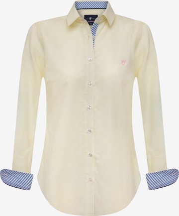 DENIM CULTURE Blouse 'ANAIS' in Yellow: front