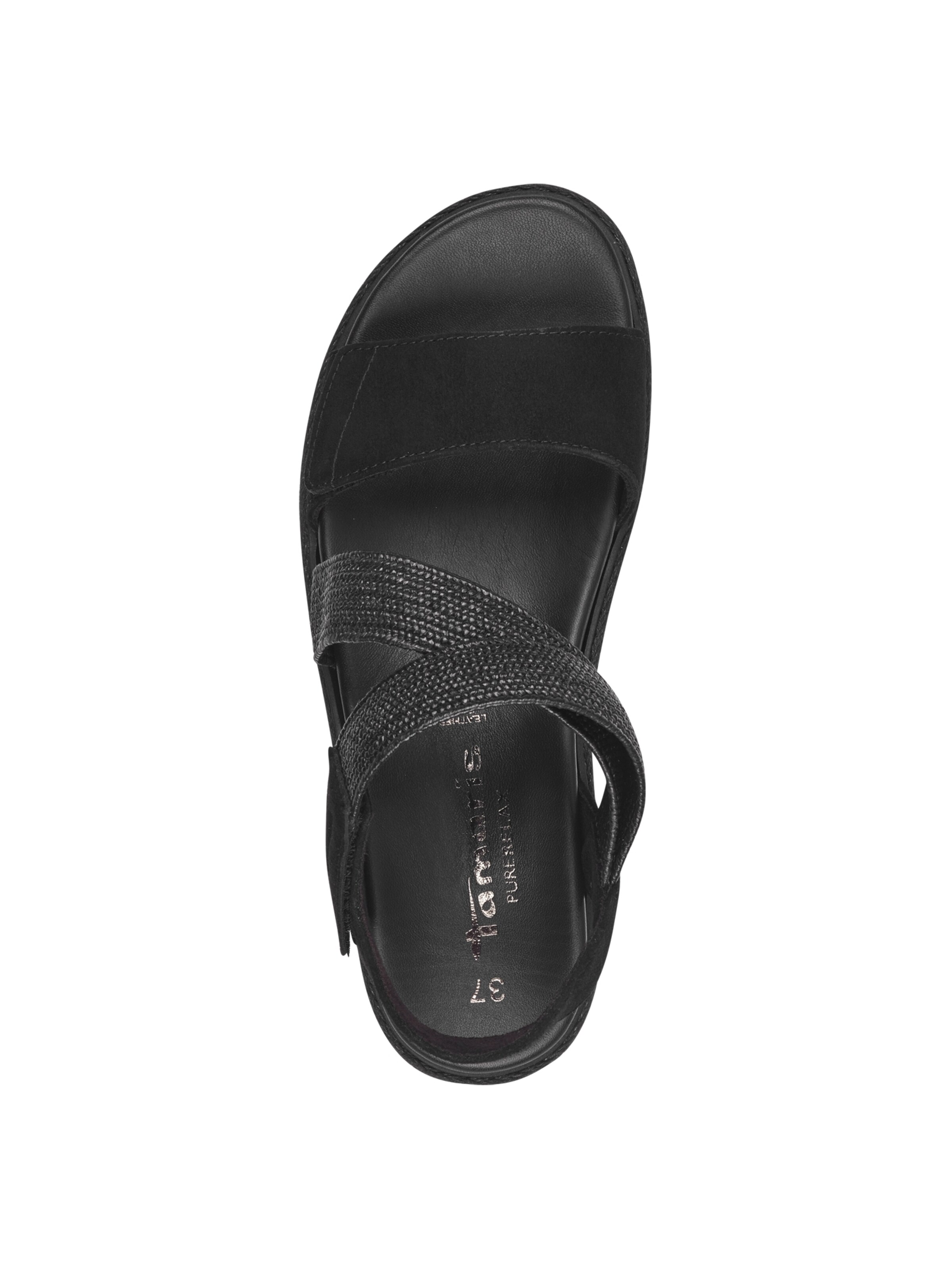 Tamaris Sandaal in Zwart