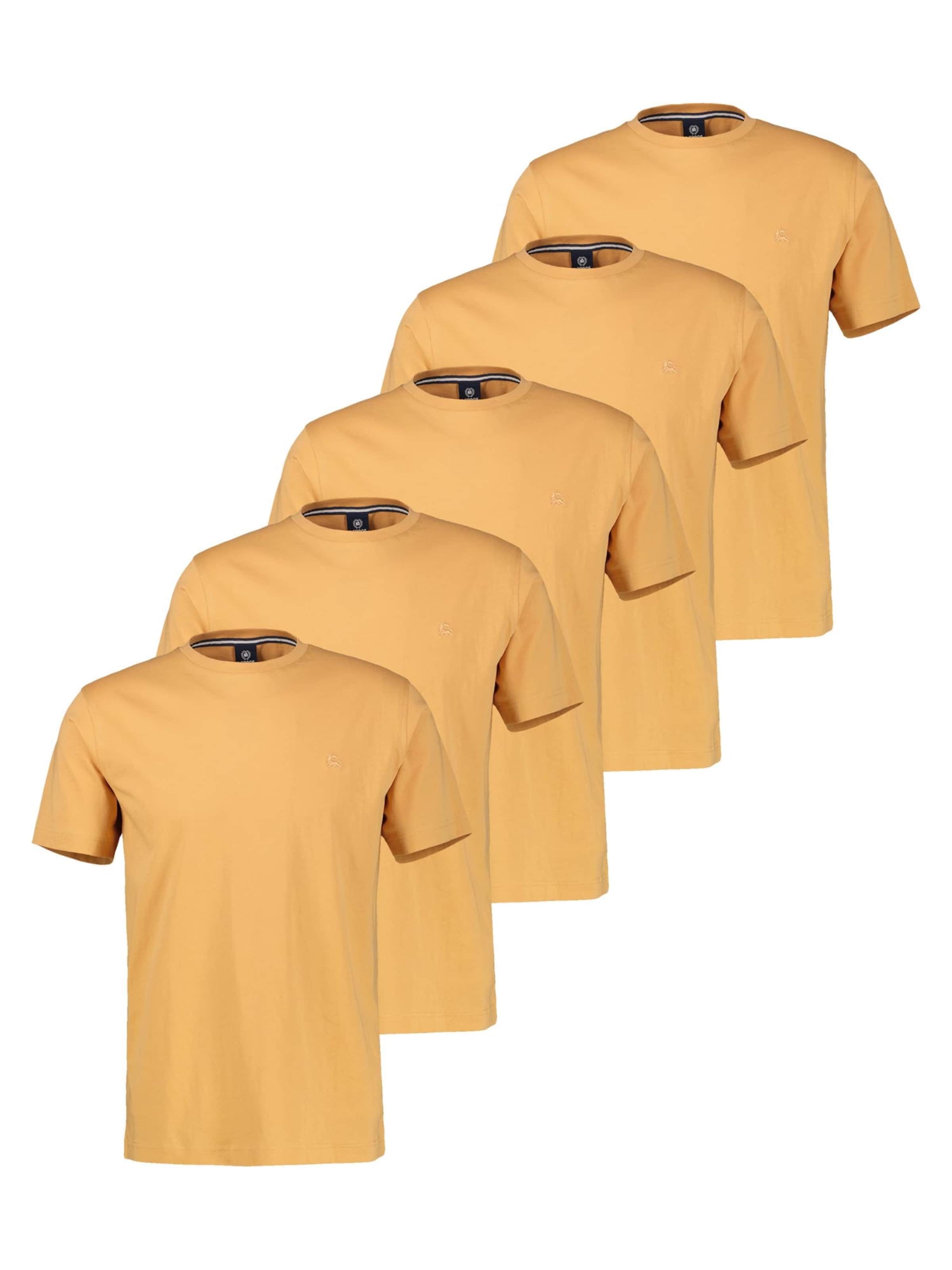 LERROS Shirt 'Basic'‌‌‌‌‌‌ in Gelb: Vorderseite