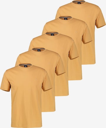 LERROS Shirt 'Basic' in Gelb: Vorderseite