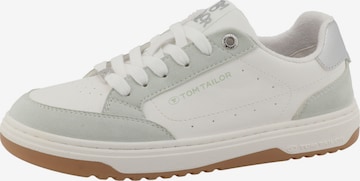 TOM TAILOR Sneaker in Weiß: Vorderseite