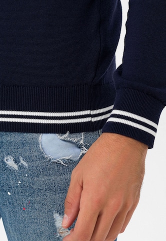 Pull-over Jimmy Sanders en bleu