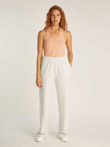 Wide leg Pantaloni di Calvin Klein Jeans in beige