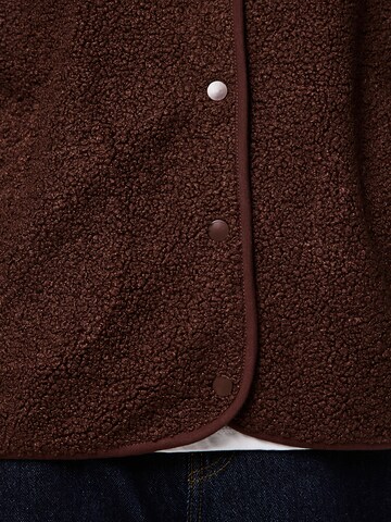 PIECES Vest 'PCKatty' in Brown