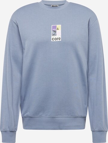 JACK & JONES Sweatshirt in Blue: front