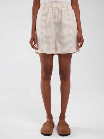 BIG STAR Regular Broek 'Endasi' in Beige: voorkant