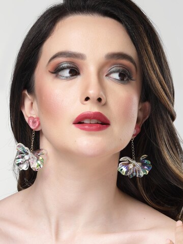 Boucles d'oreilles 'Hannasa' AVANT-GARDE PARIS en blanc