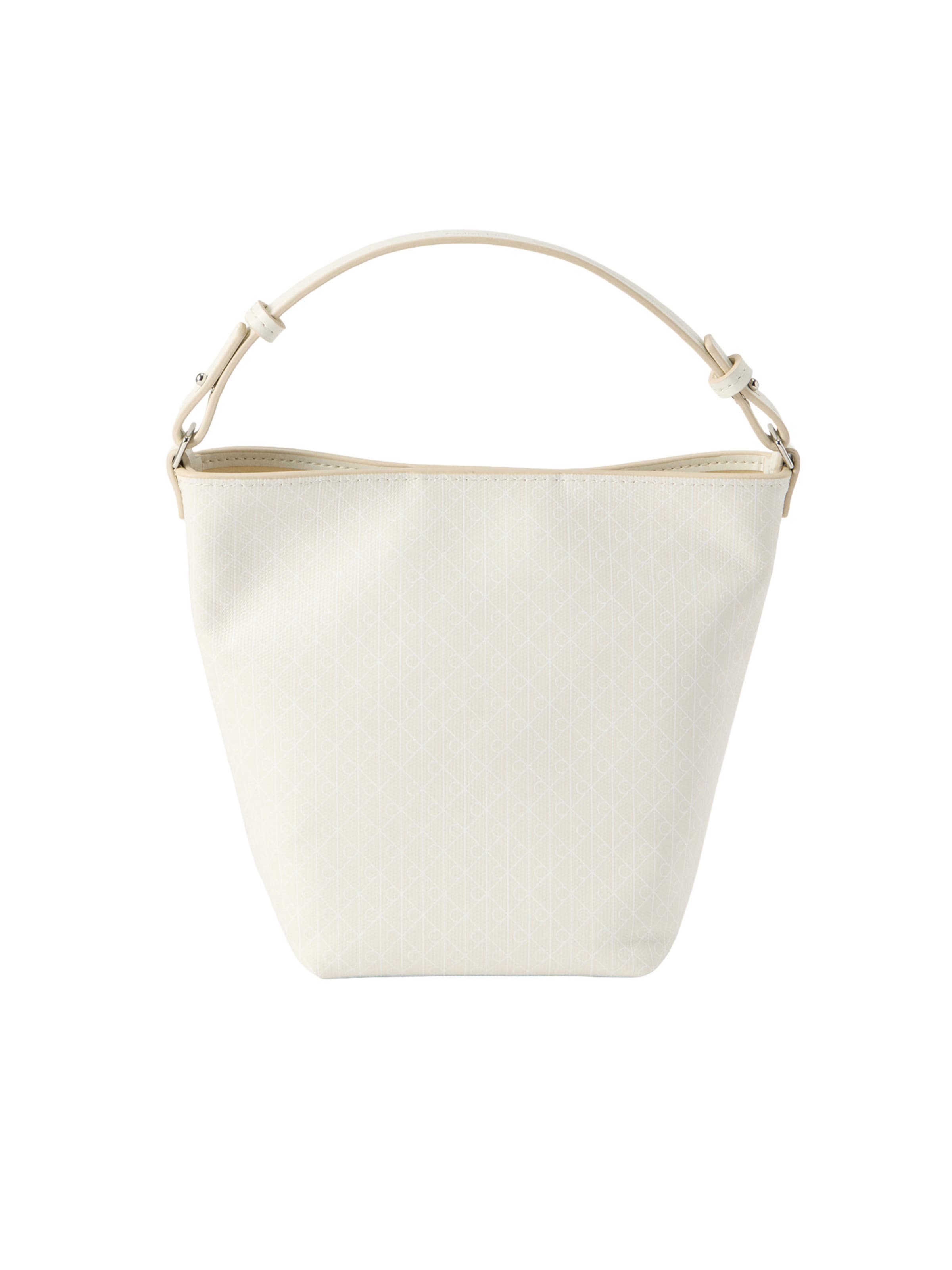 Geantă tip sac de la Calvin Klein pe maro: față