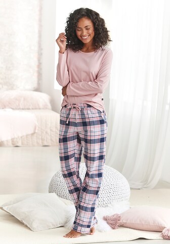 H.I.S Pyjama in Roze: voorkant