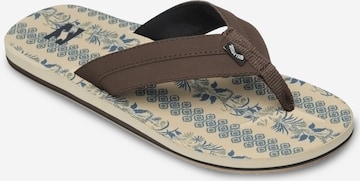 BILLABONG T-Bar Sandals 'EBYL100044' in Brown: front