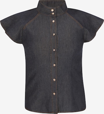 DreiMaster Vintage Bluse in Grau: Vorderseite